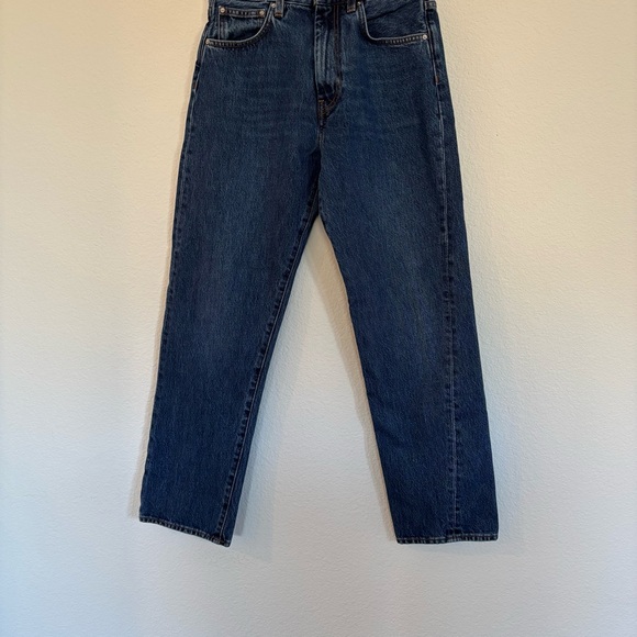 TOTEME Size 25 Twisted Seam Denim Dark Blue Jeans - Picture 5 of 9